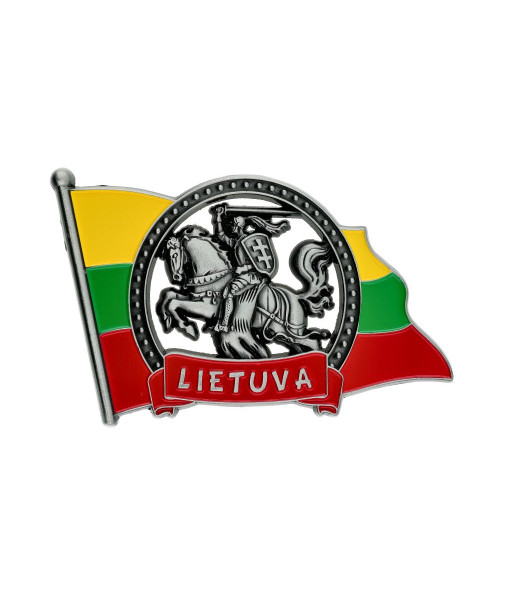 Magnetas Lietuvos vėliava su Vyčiu